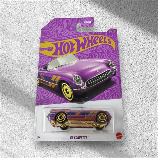 Hot Wheels - Premium - 1:64 -57th Anniversary Edition / 55’ Corvette