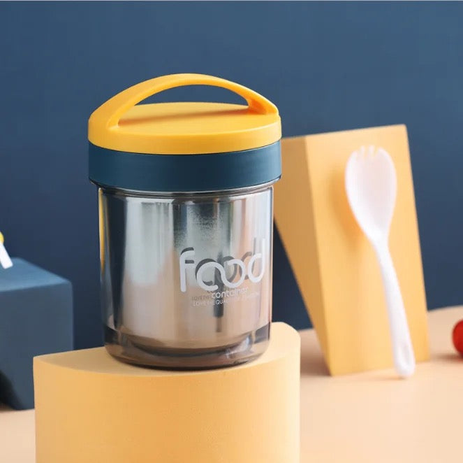 Stainless Steel snack Containers (Liquid Foods) 600 ML
