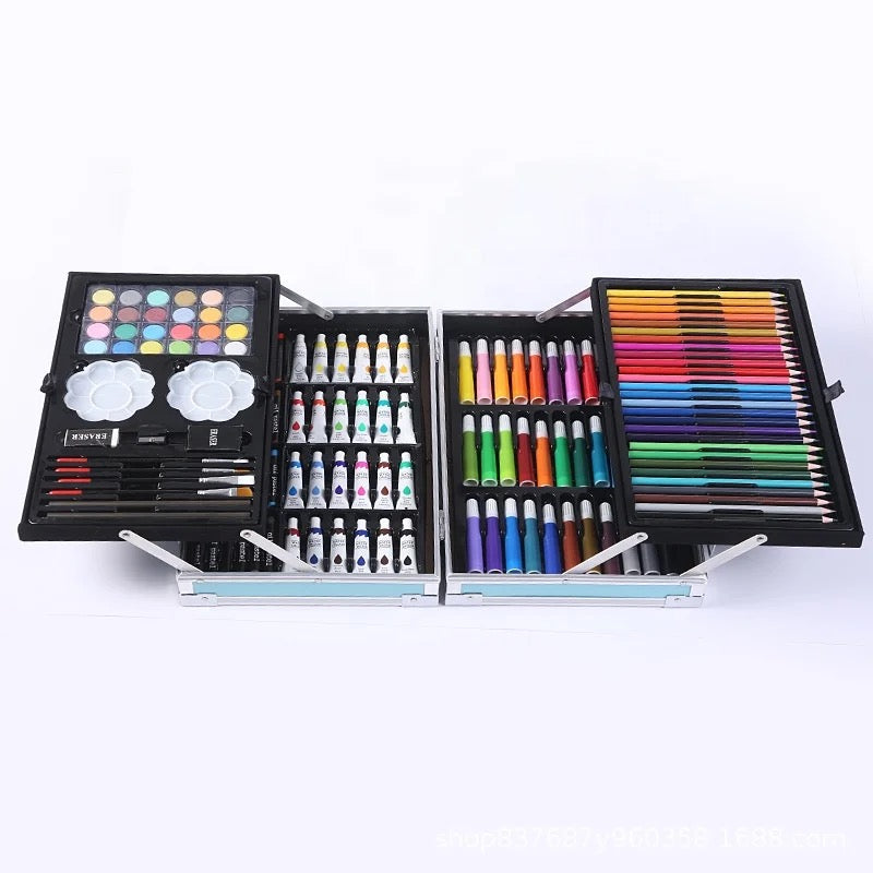 Unicorn Colouring set for kids -Non Toxic and completely safe for Boys and Girls (145 pcs)