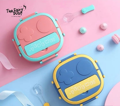 Plus zero 850 ml SS lunch box with a handle