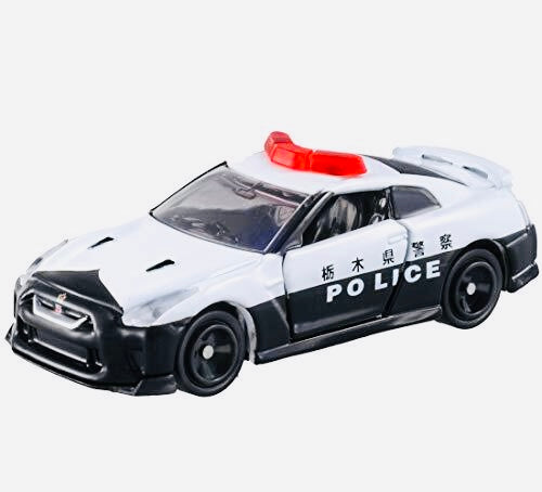 TakaraTomica No. 105 – Nissan GT-R Police Car Die-Cast Model | 1:62 Scale