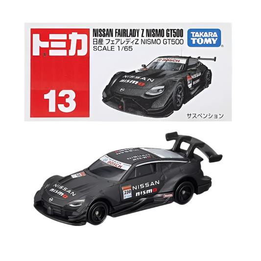 Takara Tomica DieCast Car No 13 Nissan Fairlady Z Nismo GT500 scale 1/65
