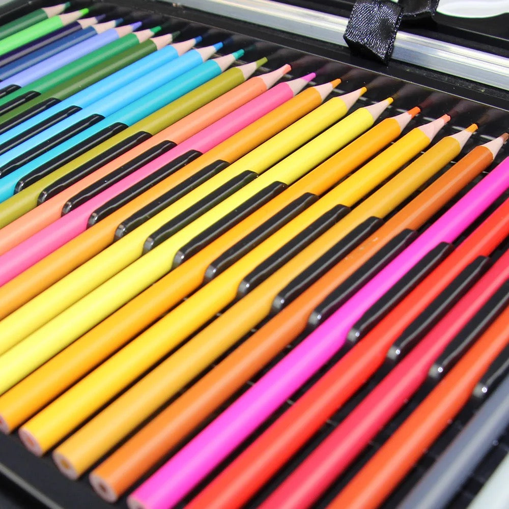 Unicorn Colouring set for kids -Non Toxic and completely safe for Boys and Girls (145 pcs)