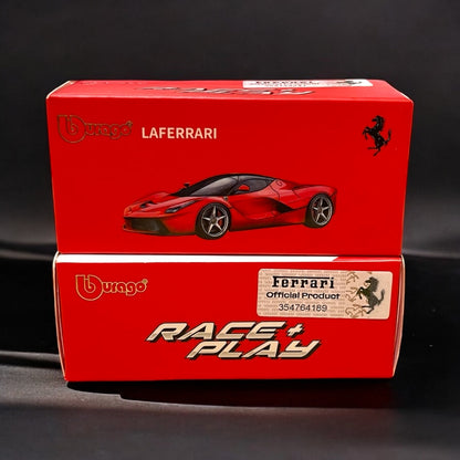 1:64 Bburago Scale Model Die Cast- Ferrari- LA Ferrari (Red)