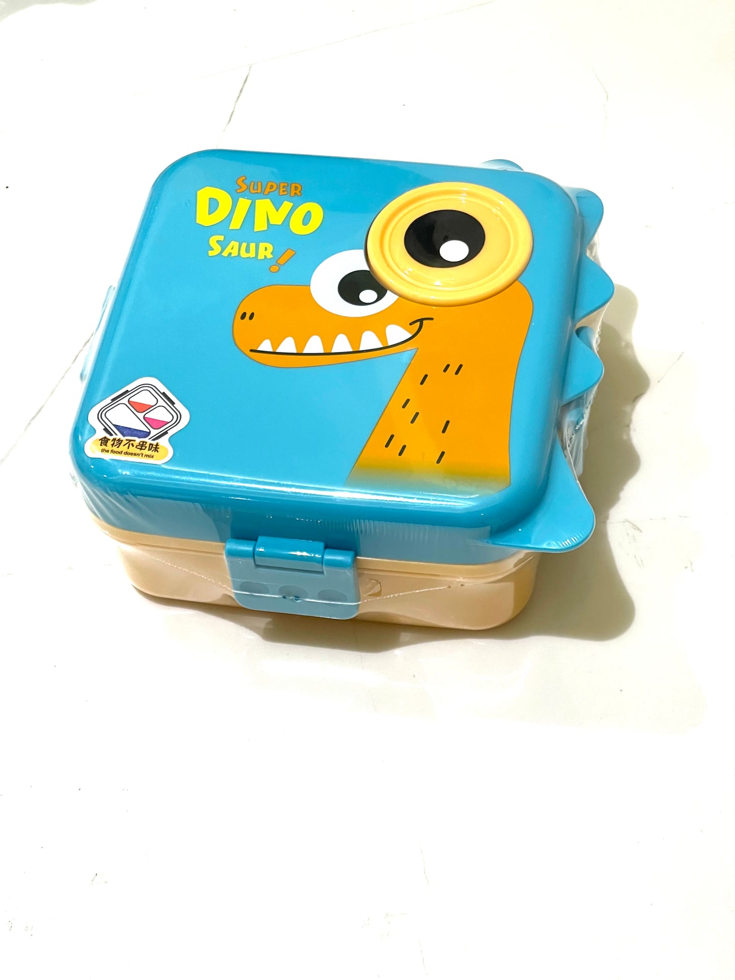 Bento - Cute Dino Eye-Leakproof  plastic Premium Lunch Box🦖