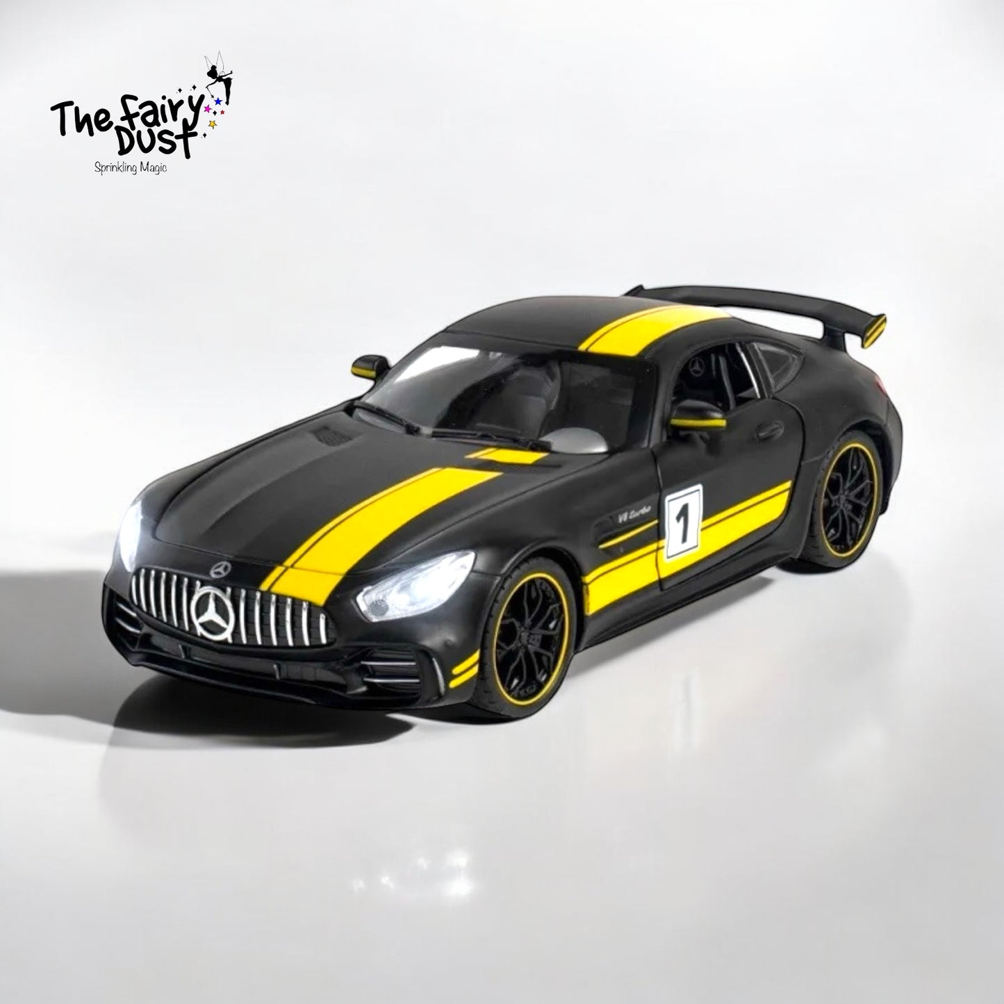 1:24 scale Mercedes Benz GTR AMG Miniature (Working Lights, Sound and moving parts)