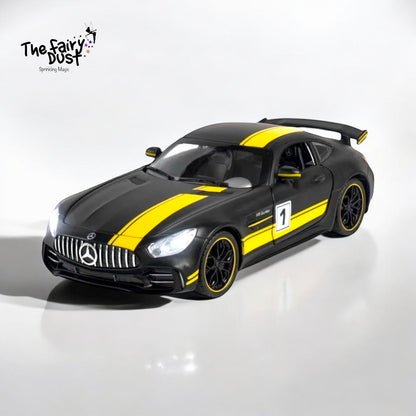 1:24 scale Mercedes Benz GTR AMG Miniature (Working Lights, Sound and moving parts)