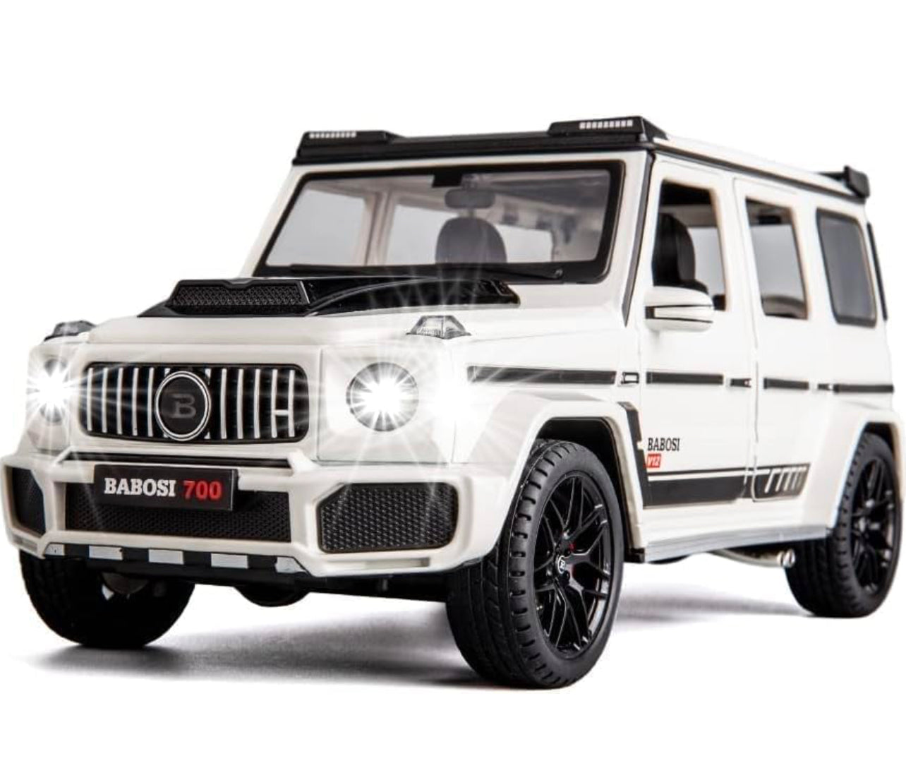 Mercedes G Class 1:24 (Brabus) inspired Die cast scale model.