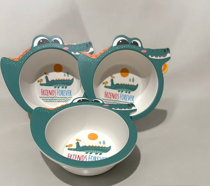 Cartoon Designed Bamboo Bowls (Eco-Friendly🍀)