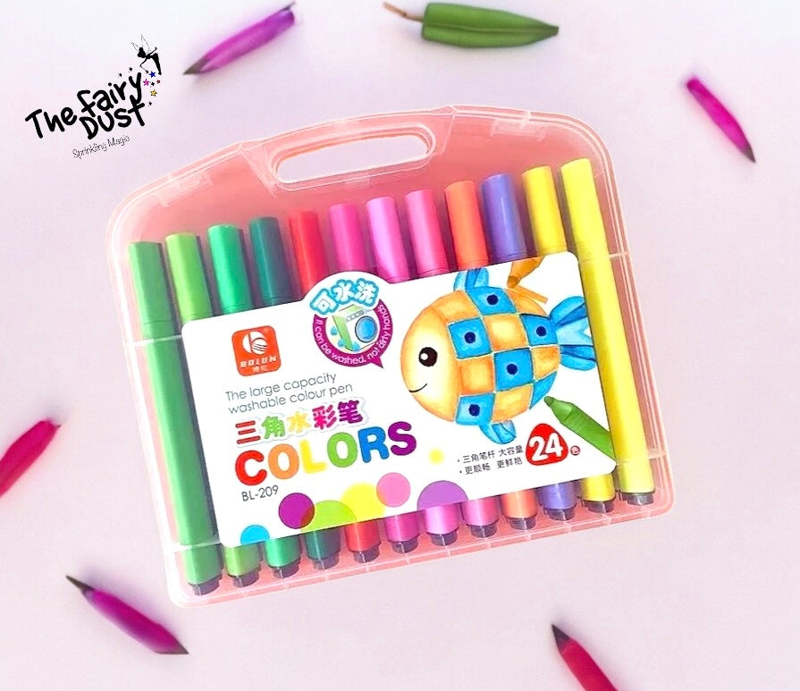 Set of 24 colour sketch Pens , Superior Quality