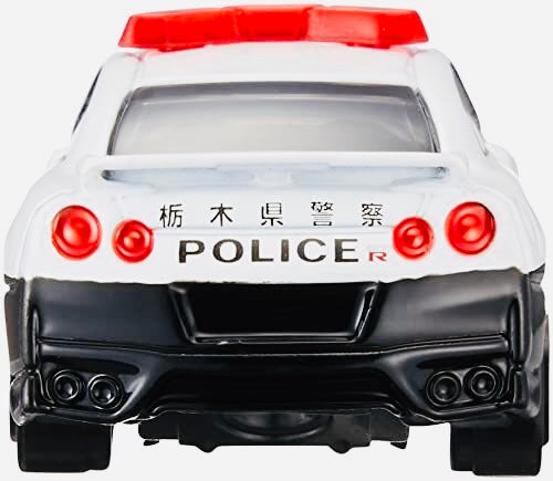 TakaraTomica No. 105 – Nissan GT-R Police Car Die-Cast Model | 1:62 Scale