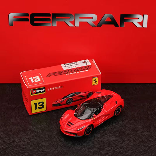 1:64 Bburago Scale Model Die Cast- Ferrari- LA Ferrari (Red)