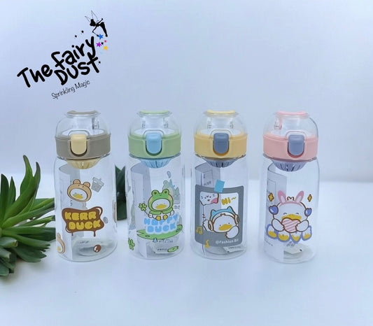 450 ML Happy Duck Water Bottle for Boys & Girls.