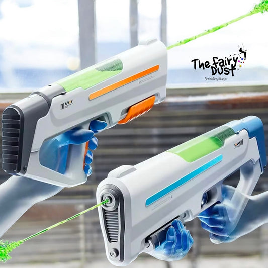 Cyber Chase Electric Water Gun for Kids , Battery Operated Automatic Water Gun (Rechargeable Battery inclusive) - PREMIUM PRODUCT🌟