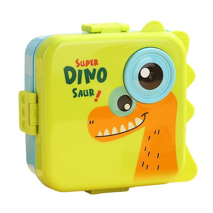 Bento - Cute Dino Eye-Leakproof  plastic Premium Lunch Box🦖
