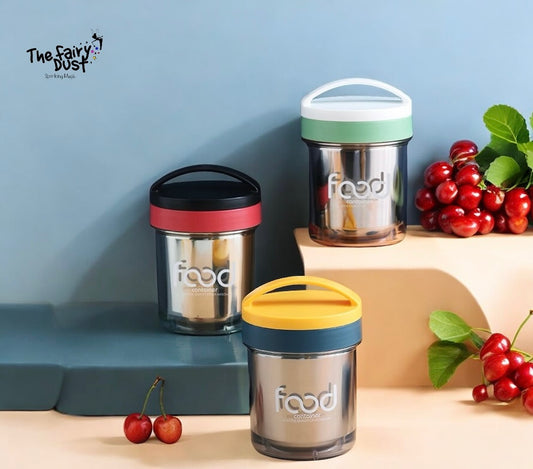 Stainless Steel snack Containers (Liquid Foods) 600 ML