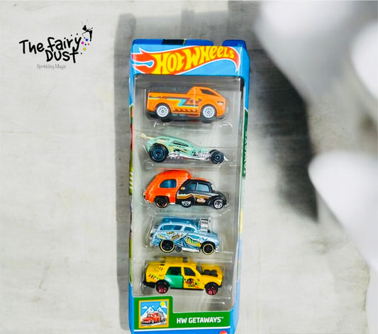 Hot Wheels - HW Getaway-collection (pack Of 5)