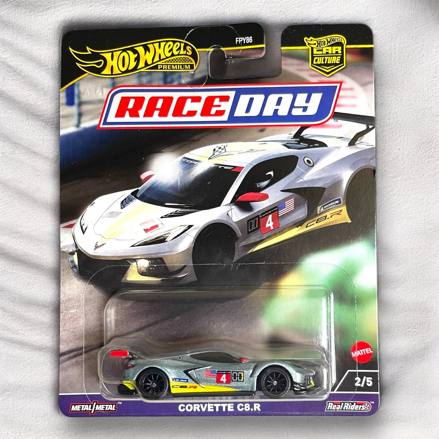 Hot Wheels - Premium Race Day -Corvette C8.R
