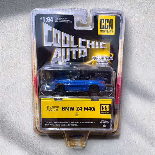 CCA - 1:64 - Premium - BMW Z4 M40i - Metallic Blue, Blister Pack (With Stackable Box)