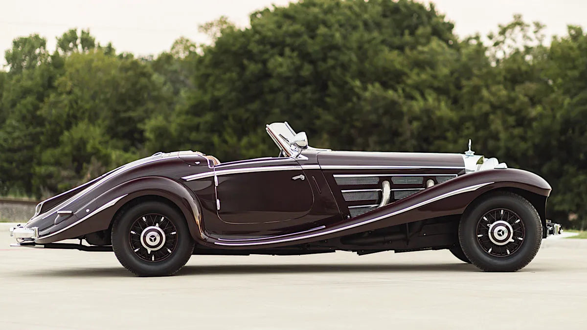 1:24 - Die-Cast 1934 Mercedes Benz 500 k Vintage (Black & Chrome)