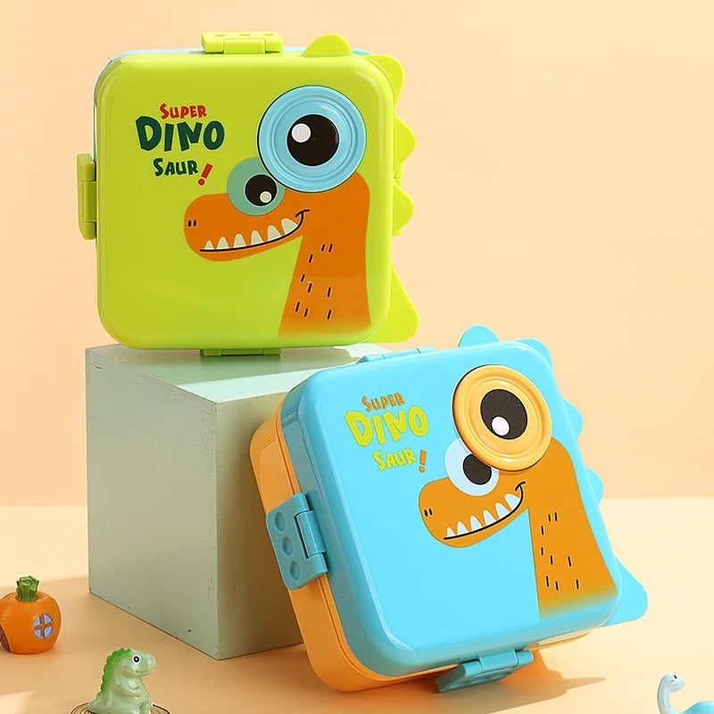 Bento - Cute Dino Eye-Leakproof  plastic Premium Lunch Box🦖