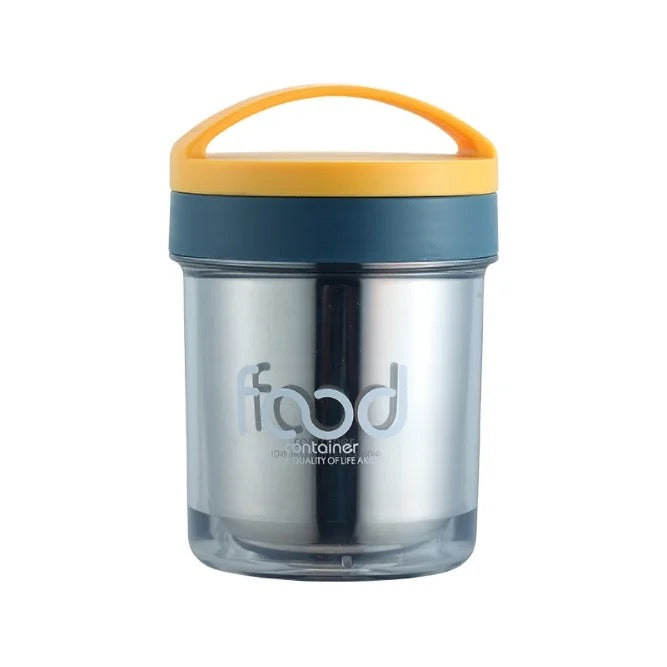 Stainless Steel snack Containers (Liquid Foods) 600 ML