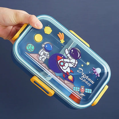 530ML Sleek Mini kids cartoon lunchbox  (BPA free Plastic)