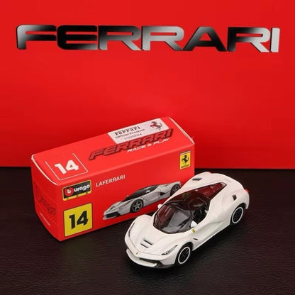 1:64 Bburago Scale Model Die Cast- Ferrari - LA Ferrari White