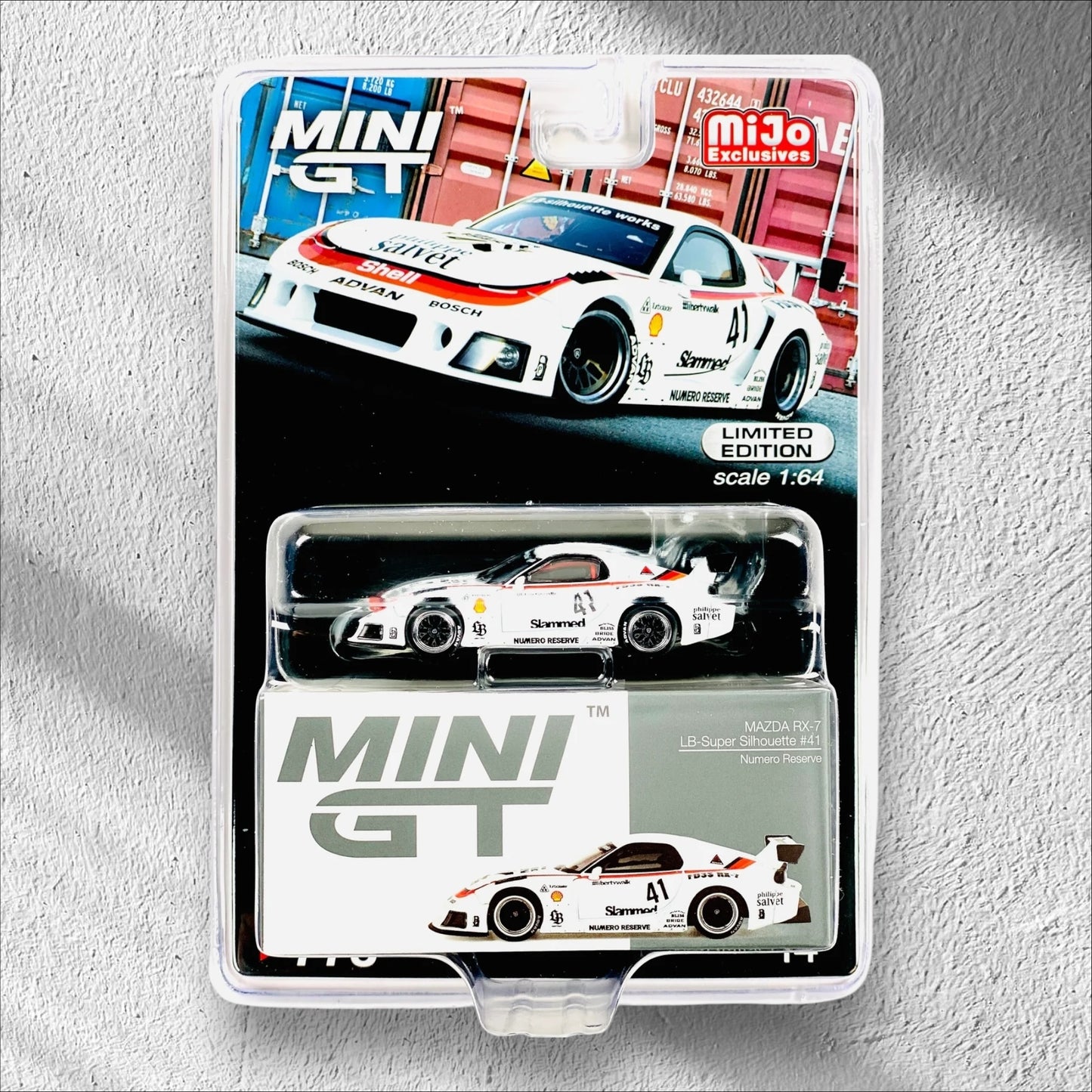 *MINI GT - 1:64 - Imported - Mazda RX-7 LB Super Silhoutte # 41