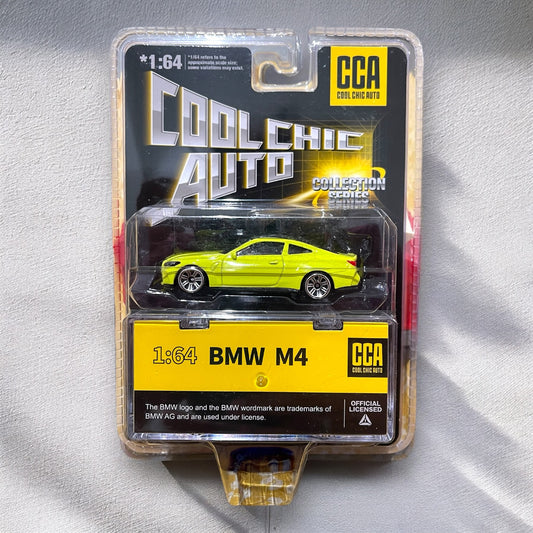 CCA - 1:64 - Premium - BMW M4 GT3 - Florescent Sedan, Blister Pack (With Stackable Box)