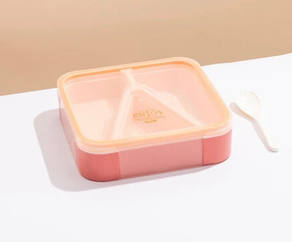 High Quality Lunch Box with 3 compartments. Leak proof Technology