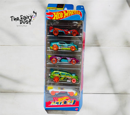 Hot Wheels - HW Action series collection (Set Of 5)