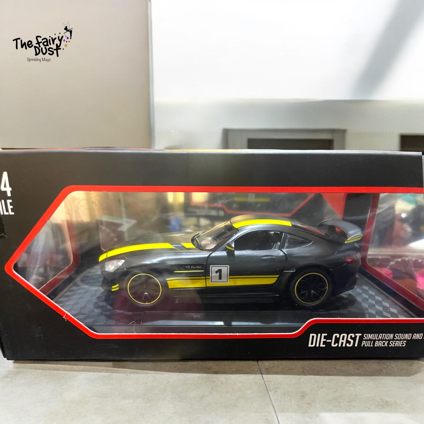 1:24 scale Mercedes Benz GTR AMG Miniature (Working Lights, Sound and moving parts)