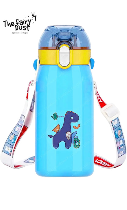 Abile 530 ml stainless steel Sipper with strap & handle (2 Accesories inside)