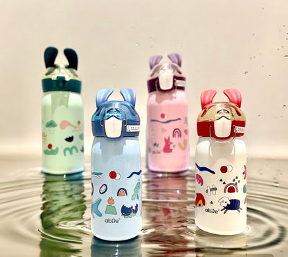 Teddy ears Insulated Steel Water Bottles, premium quality, Lock and Strap 530ml.
