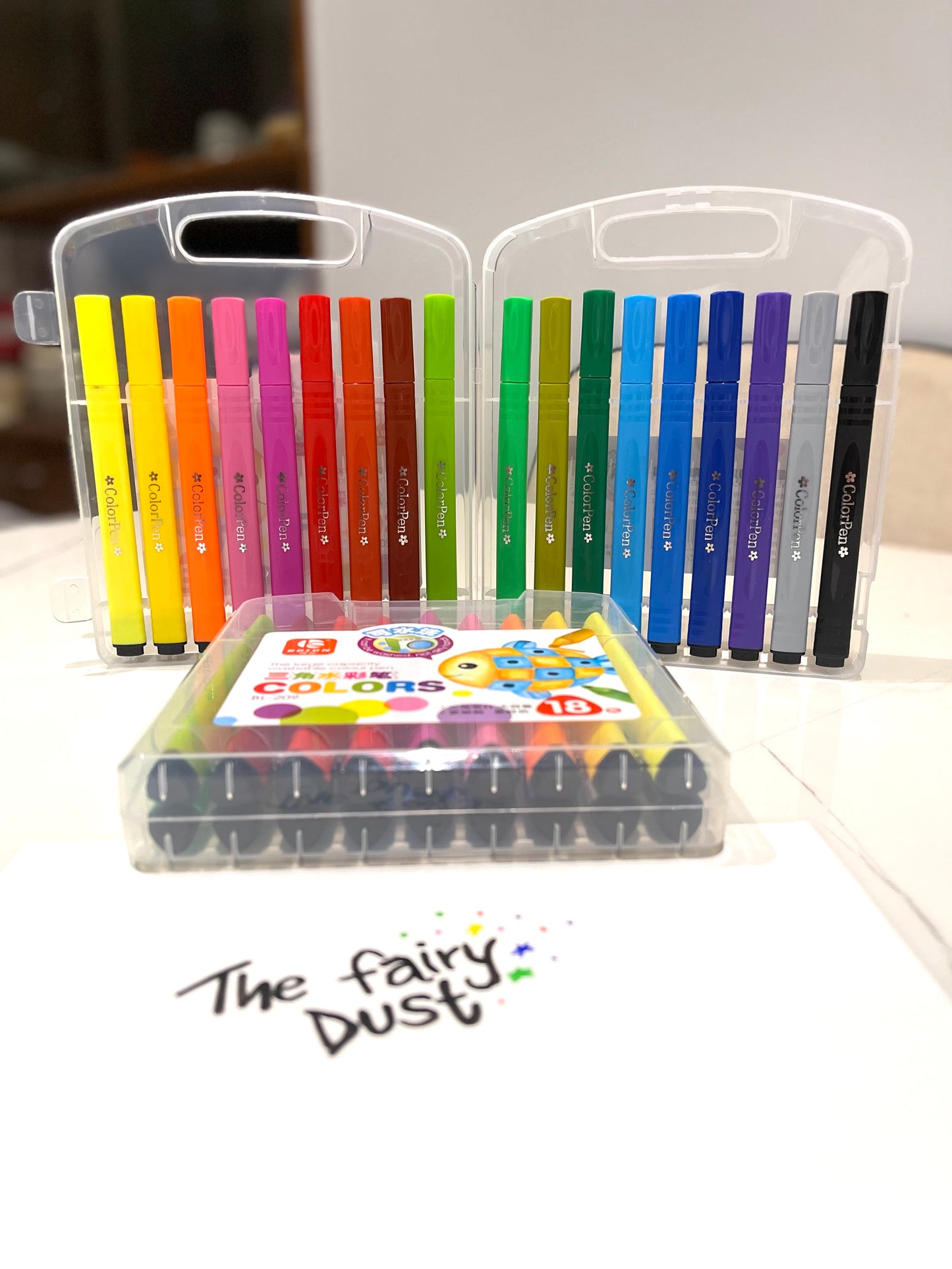 Set of 18 colour sketch Pens , Superior Quality.
