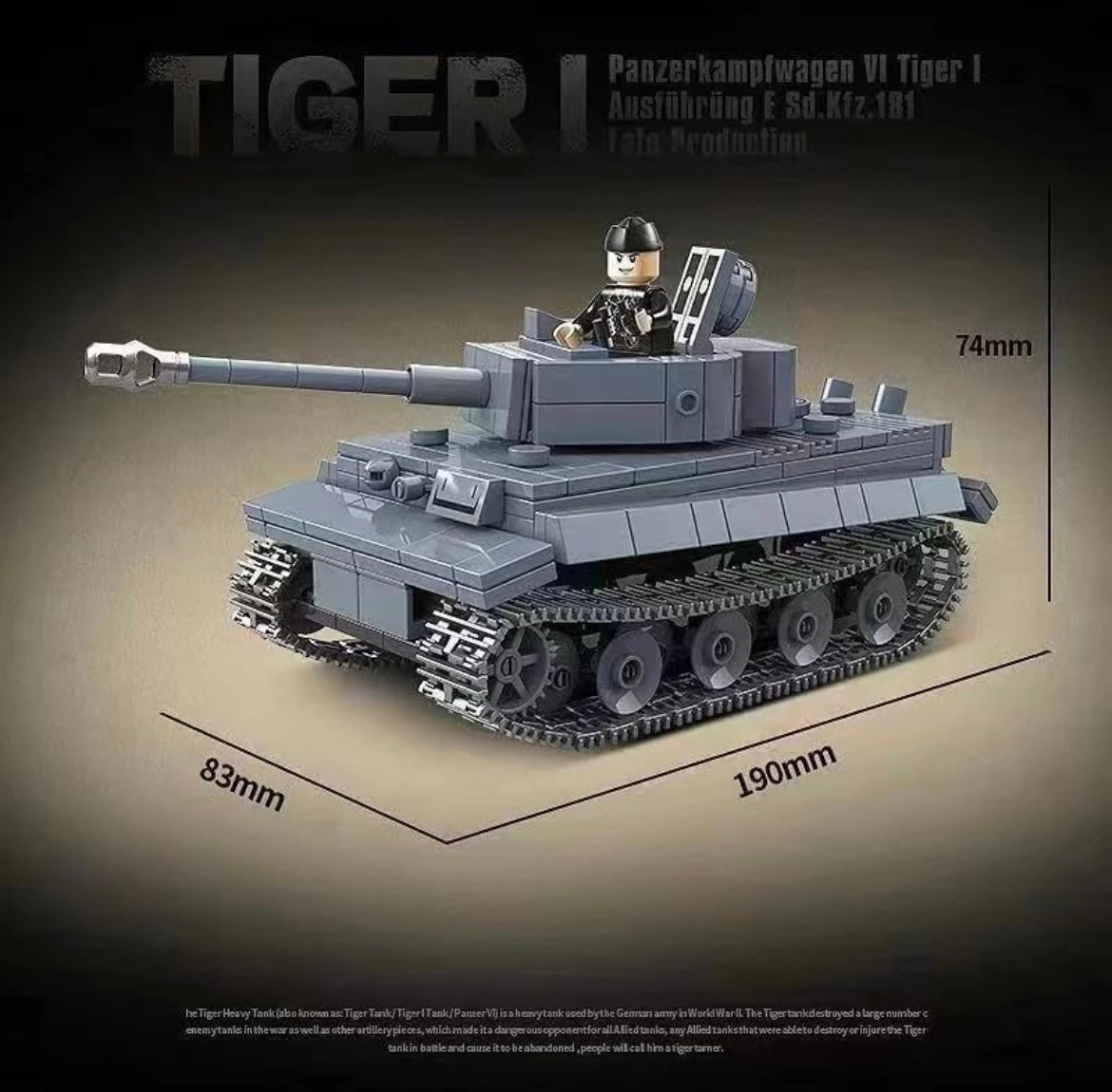 Tank 503 pcs Diy