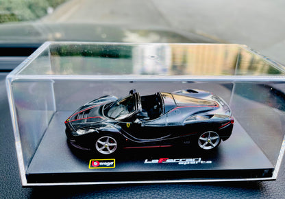 1:43 Bburago Scale Model Die Cast- Ferrari -La Ferrari- Rare Collectible Box (imported) Black