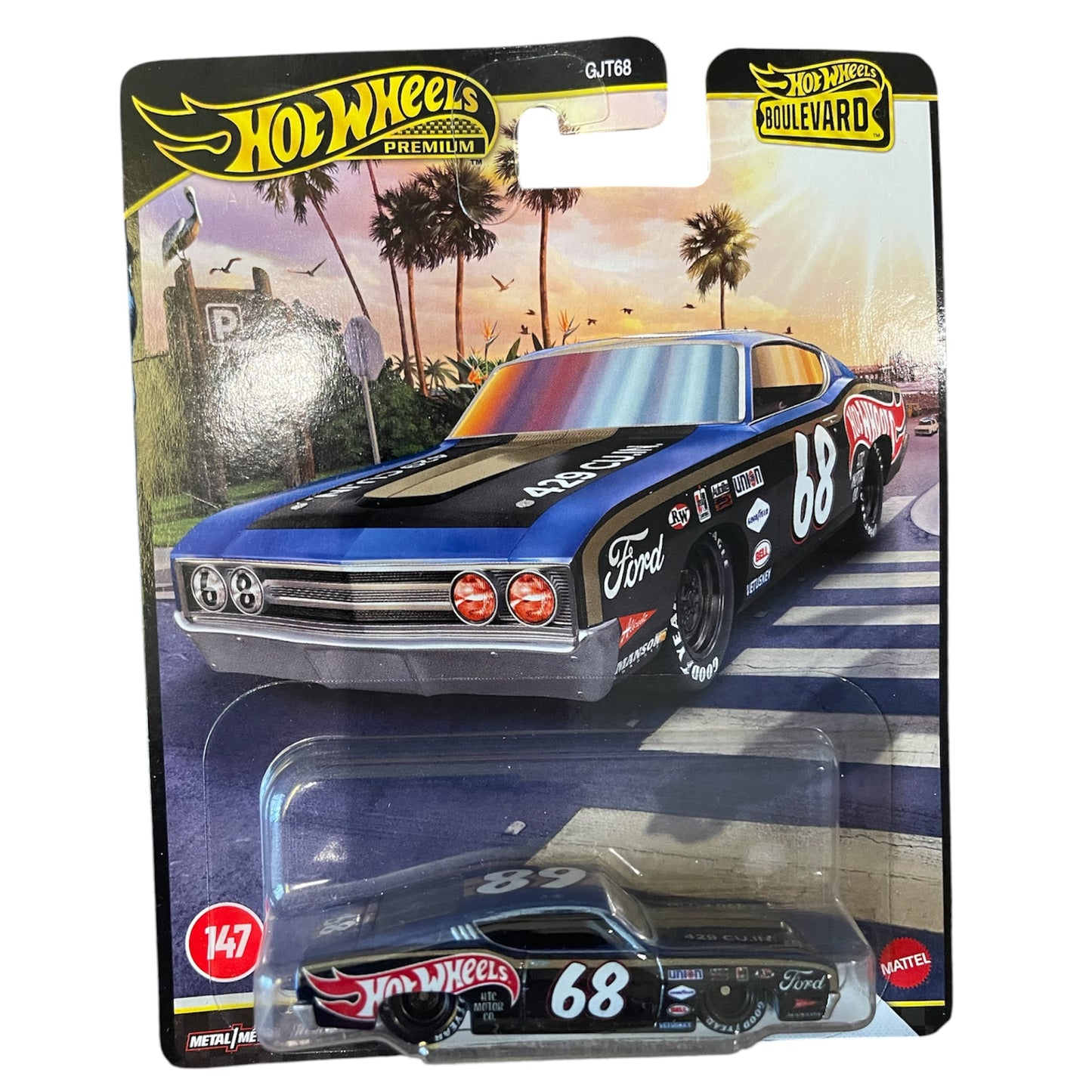 Hot Wheels Premium Boulevard'69 Ford Torino Talladega imported
