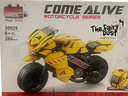 286 pcs Motor cycle building blocks