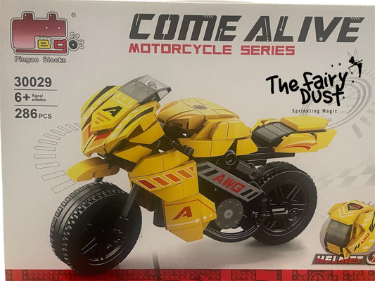 286 pcs Motor cycle building blocks