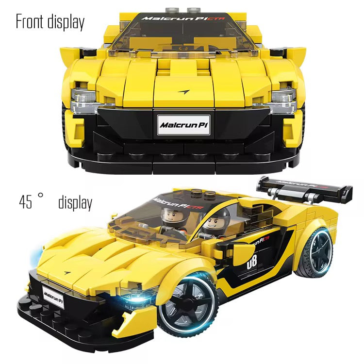Racing series build blocks car