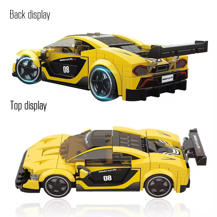 Racing series build blocks car