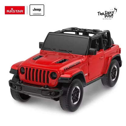 Rastar Jeep Wrangler Rubicon die cast model. Mini scale 1:43 (licensed product)