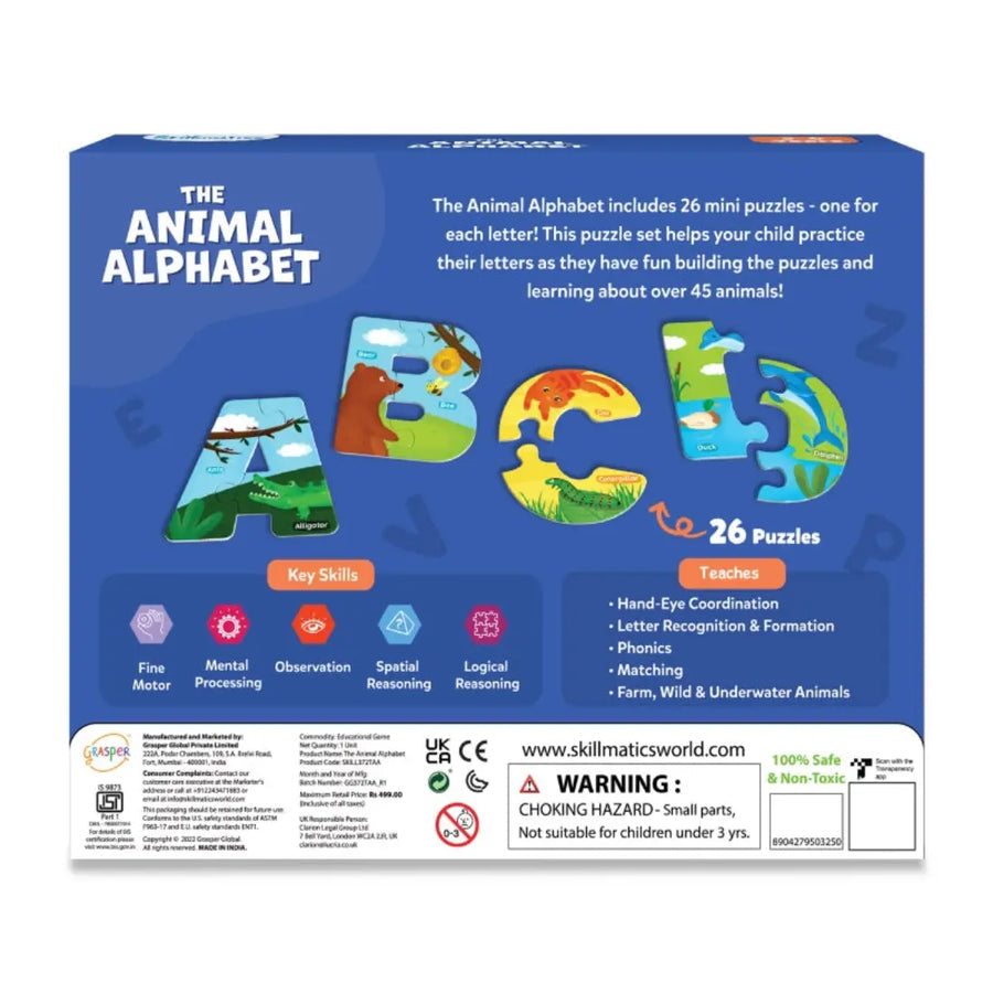 Skillmatics -The Animal Alphabet