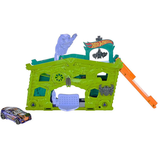 Hot Wheels city - Ghost Garage Play Set  (Track not included)