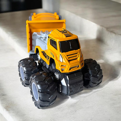 4x4 Die-Cast Trailer Truck – Solar Energy Edition (1:43 Scale)