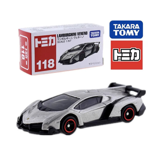 Takara Tomica Diecast Model Car No 118 Lamborghini Veneno 1/62