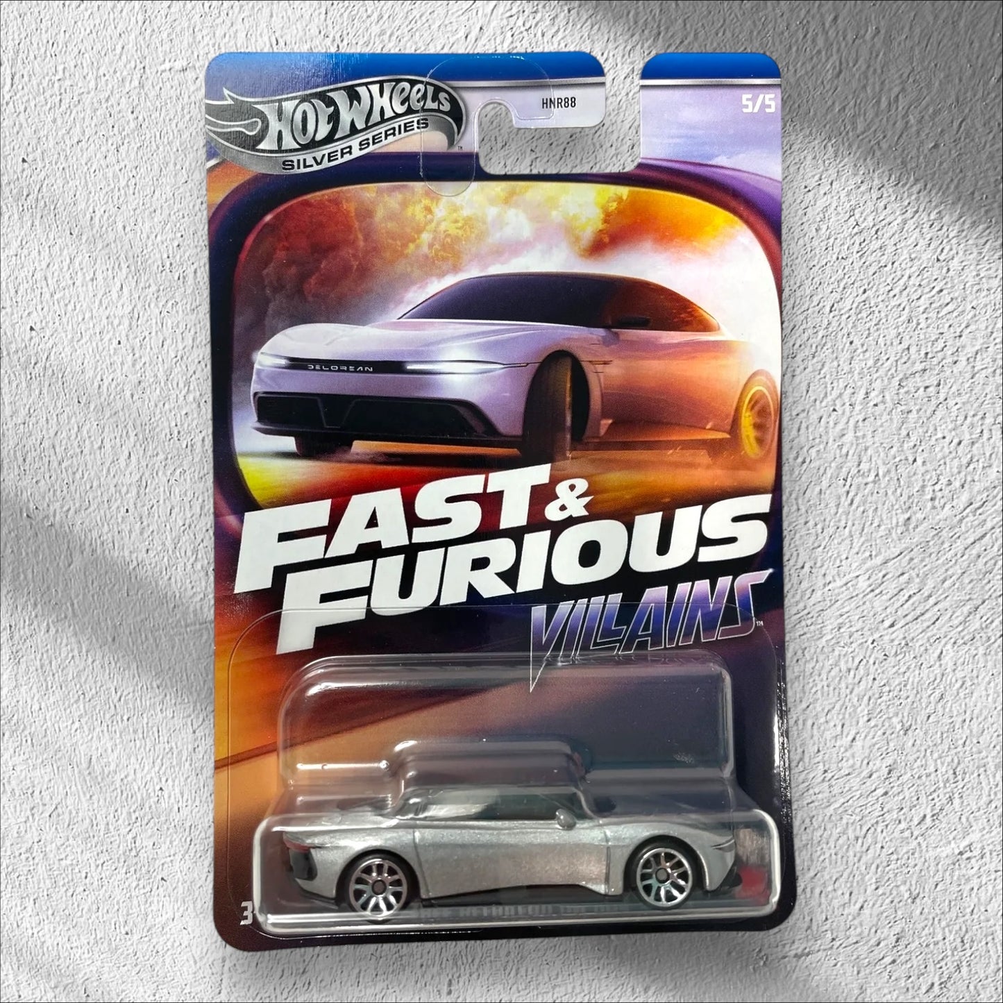 Hot Wheels - Premium 1:64- Zozz Delorean Alphas Fast & Furious Villains Edition (Rare)