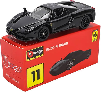 1:64 Bburago Scale Model Die Cast- Ferrari - Enzo Ferrari (Black)